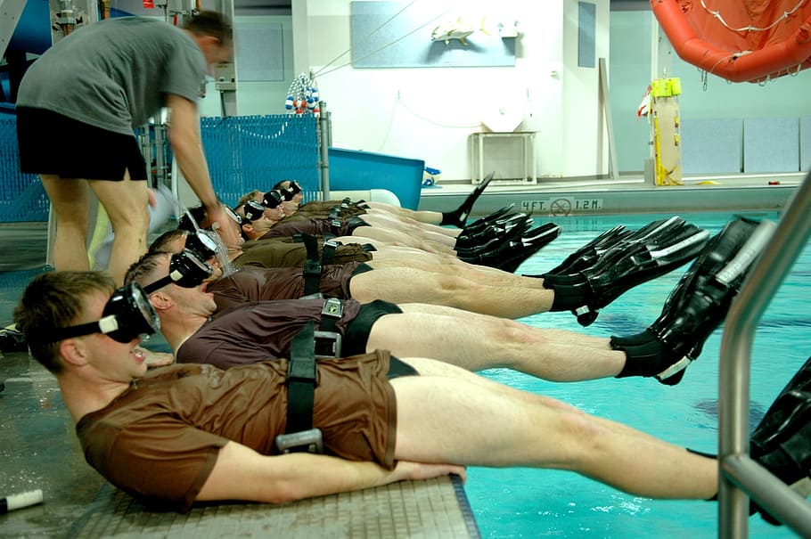 training, exercise, rescue, team, work, job, activity, men HD wallpaper