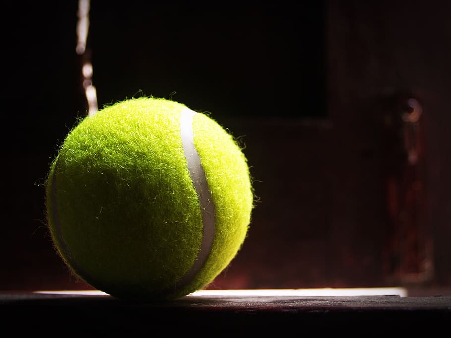 Hd Wallpaper Green Lawn Tennis Ball Blur Close Up Daylight Game Leisure Wallpaper Flare