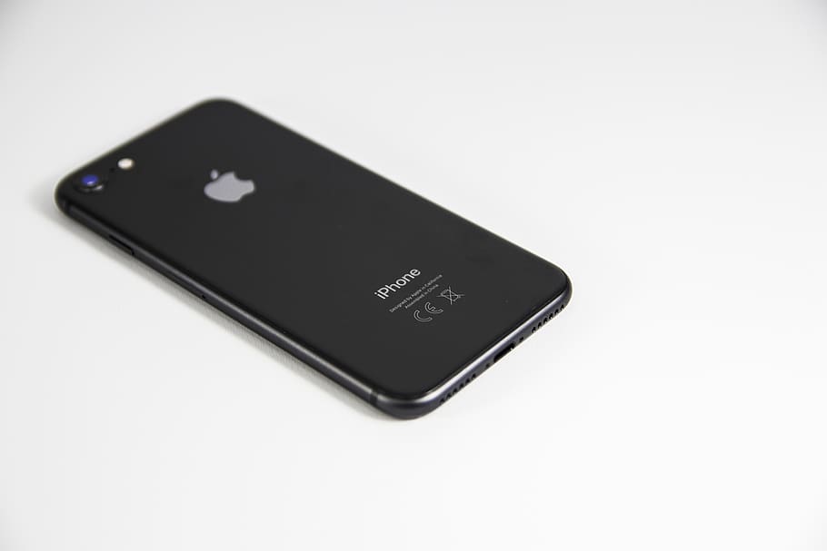 Space Gray Iphone 8, apple, black, cellphone, cellular, connection HD wallpaper