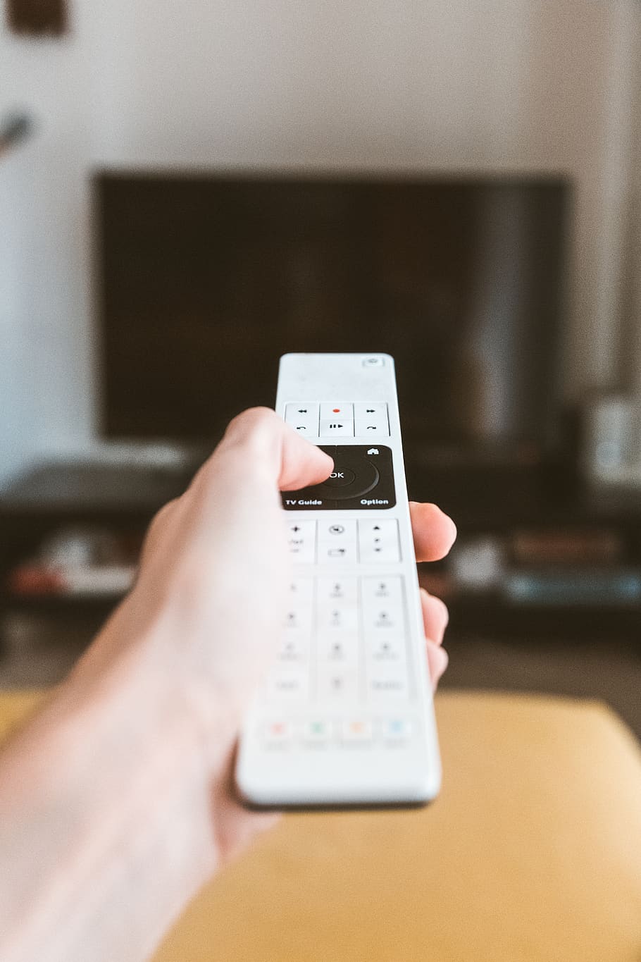White Remote Control, hand, human hand, one person, human body part HD wallpaper
