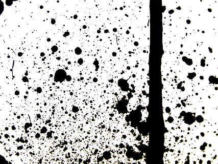 splatter, splattered, paint, spray, background, white, blob HD wallpaper