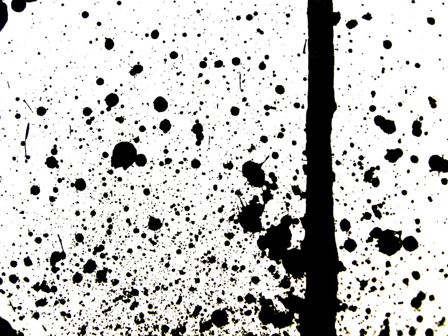 splatter, splattered, paint, spray, background, white, blob HD wallpaper