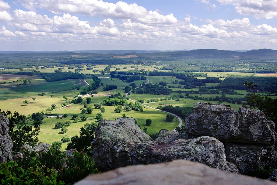 overlook of a valley, scenic, nature, outdoors, countryside