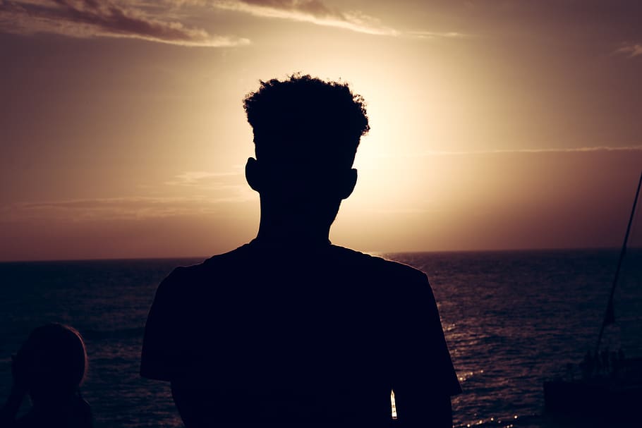 sunset, love, man, sea, jamaica, birthday, watching, vacation HD wallpaper