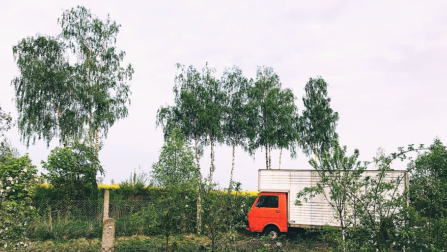van, transportation, vehicle, caravan, wawrzyny, wawrzyny 7a HD wallpaper