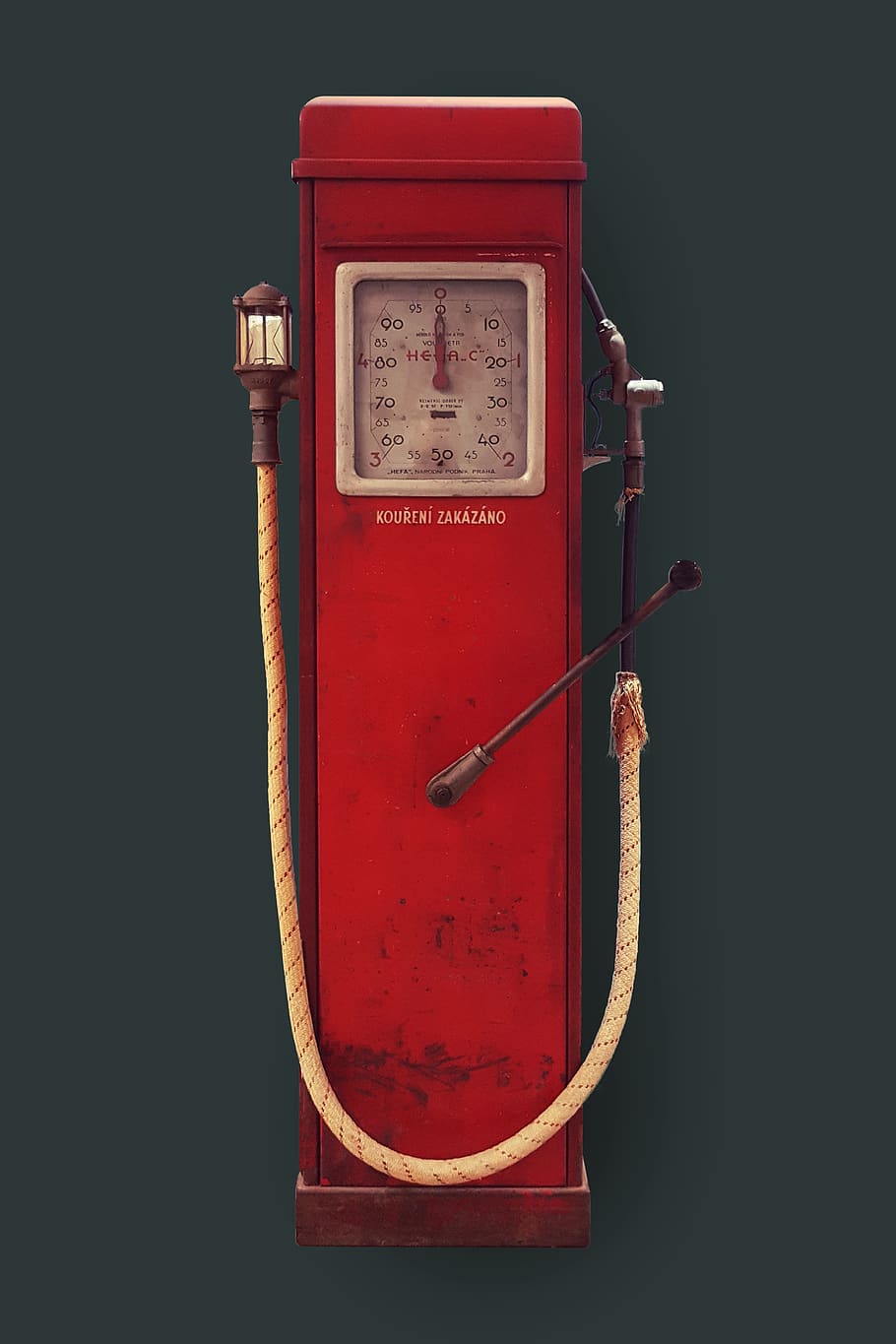 gasoline, pump, fuel, auto, refuel, retro, red, technology HD wallpaper