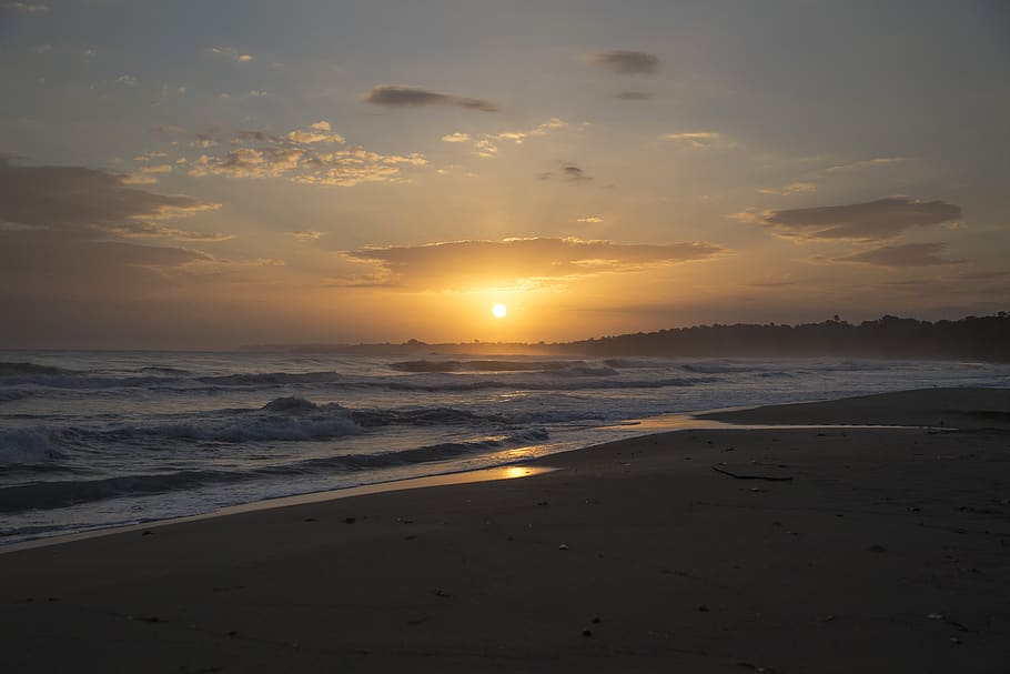 costa rica, puerto viejo de talamanca, sun, sea, water, ocean