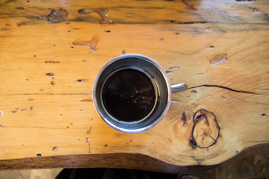 coffee, espresso, rustic, cabin life, kitchen, wood counter HD wallpaper