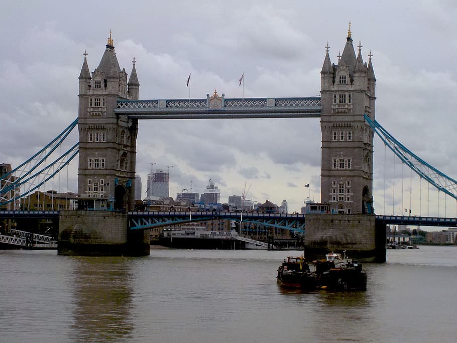 building, bridge, architecture, boat, transportation, vehicle HD wallpaper