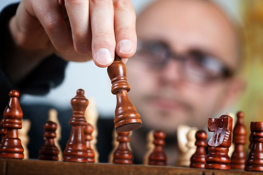 Shallow Focus Photography of Chess Pieces, challenge, champion HD wallpaper