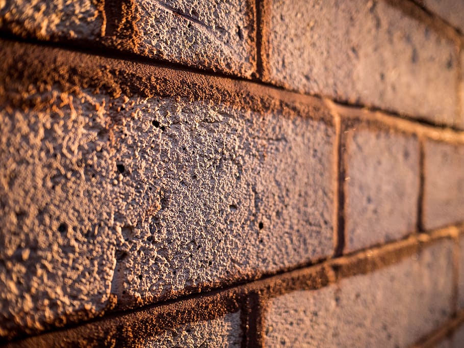 brick wall, brickwork, close-up, no people, backgrounds, textured HD wallpaper