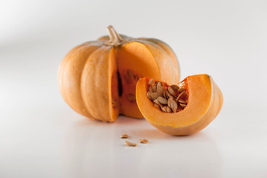 pumpkin, fruit, halloween, food and drink, healthy eating, studio shot HD wallpaper