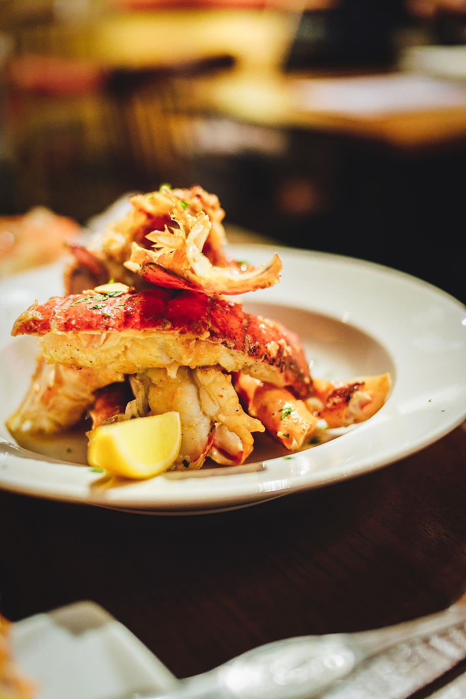 food, lobstar, table, dinner, seafood, food and drink, plate HD wallpaper