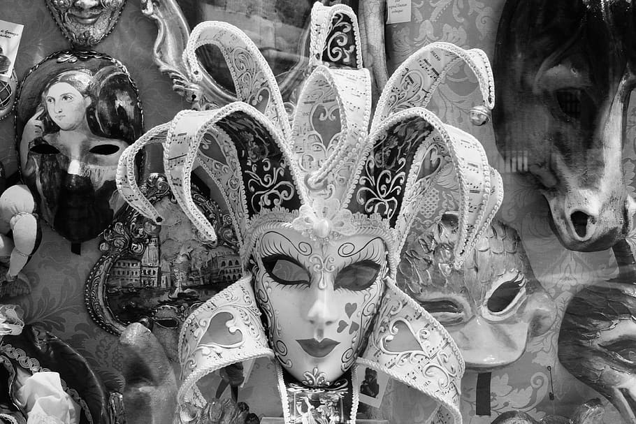 italy, venice, disguise, mask, mask - disguise, representation HD wallpaper
