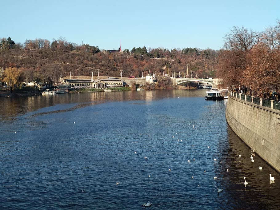 prague, cityscape, river, tourism, in europe, bridge, czech republic HD wallpaper