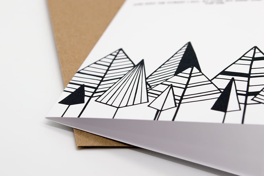geometric illustration, indoors, paper, no people, art and craft HD wallpaper