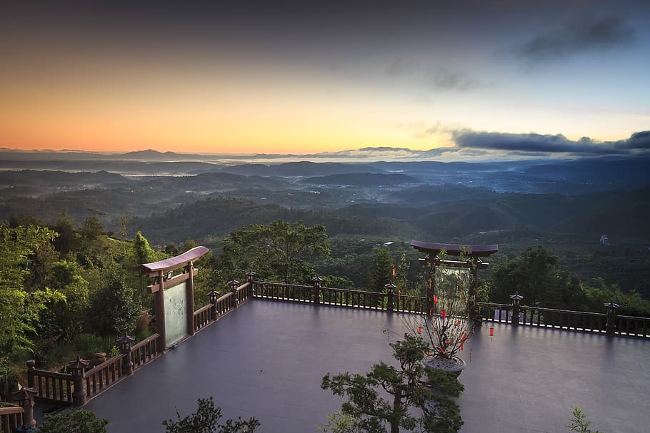 Bird's Eye View of Mountain Ranges, cloudiness, clouds, cloudscape HD wallpaper