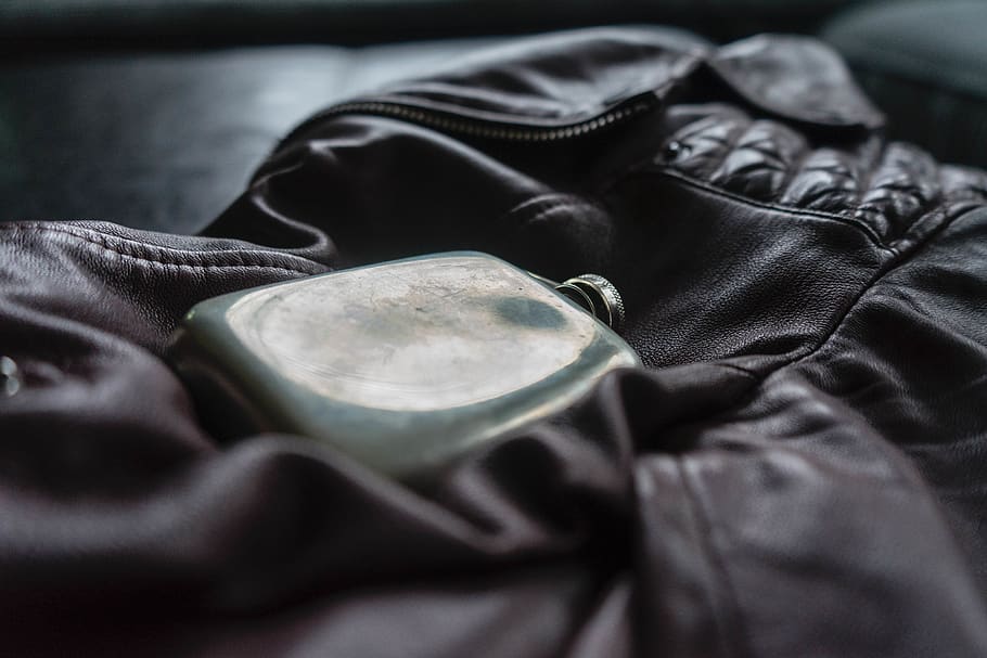 jacket, flask, edc, clothing, close-up, textile, no people HD wallpaper