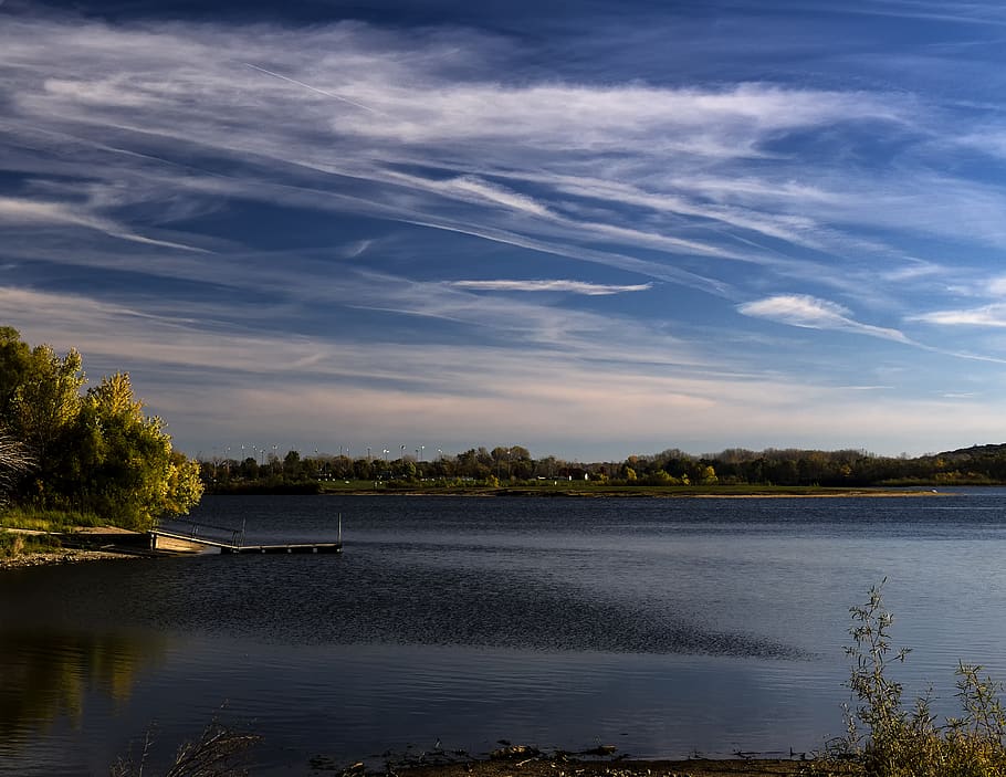 west des moines, united states, raccoon river park, iowa weather, HD wallpaper