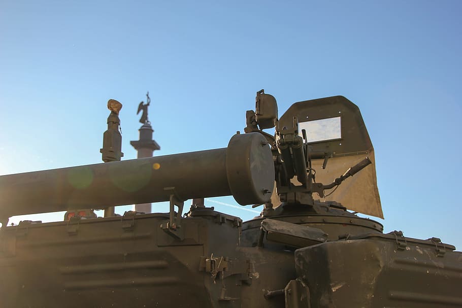show, military, technique, spb, sky, day, low angle view, armed forces HD wallpaper