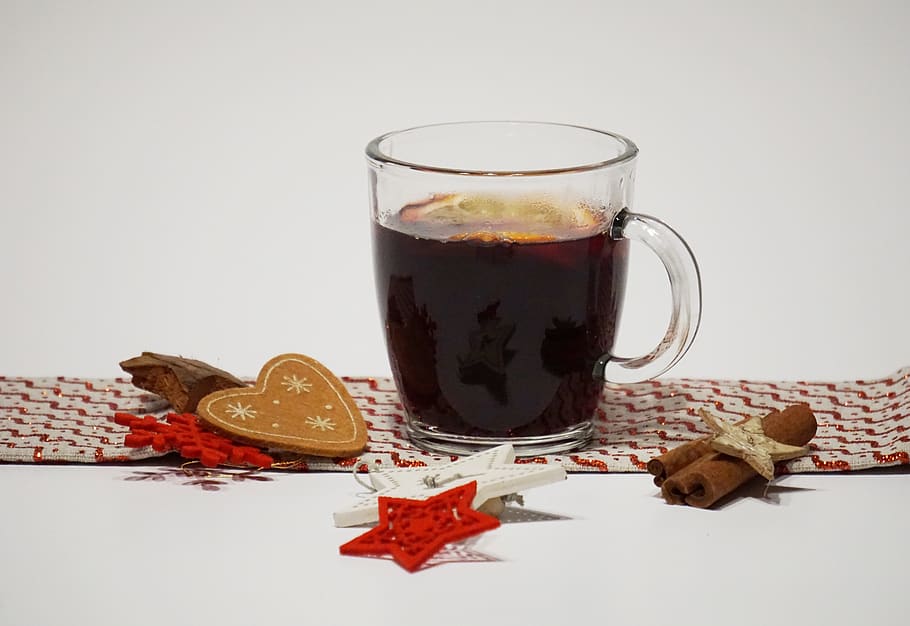 mulled claret, christmas, winter, hot drink, advent, cinnamon