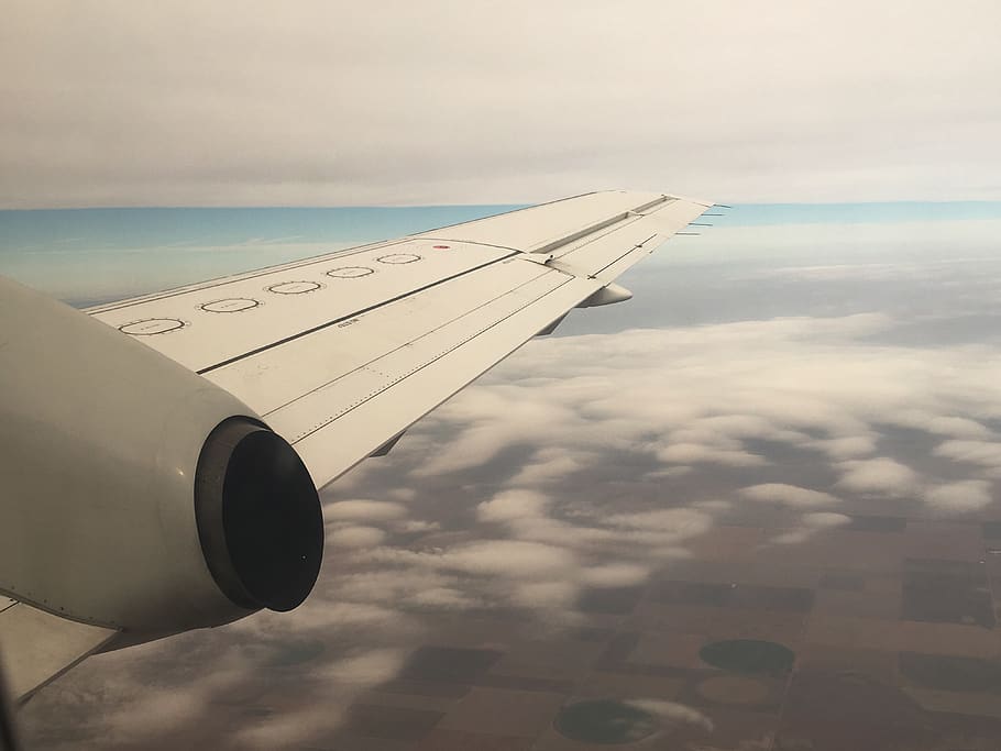 plane, clouds, sky, travel, journey, airways, airplane, air vehicle HD wallpaper