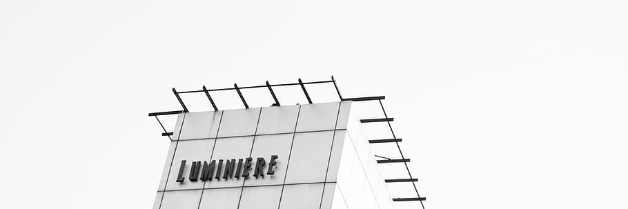 black, white, plain, architecture, built structure, sky, building exterior HD wallpaper