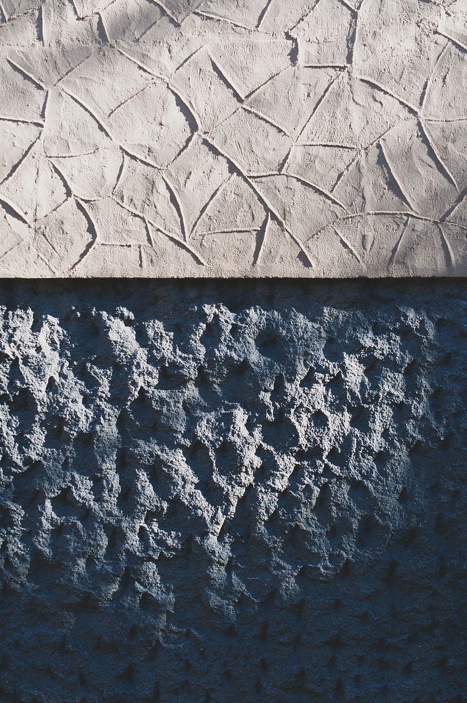 gray concrete wall, no people, day, high angle view, pattern HD wallpaper