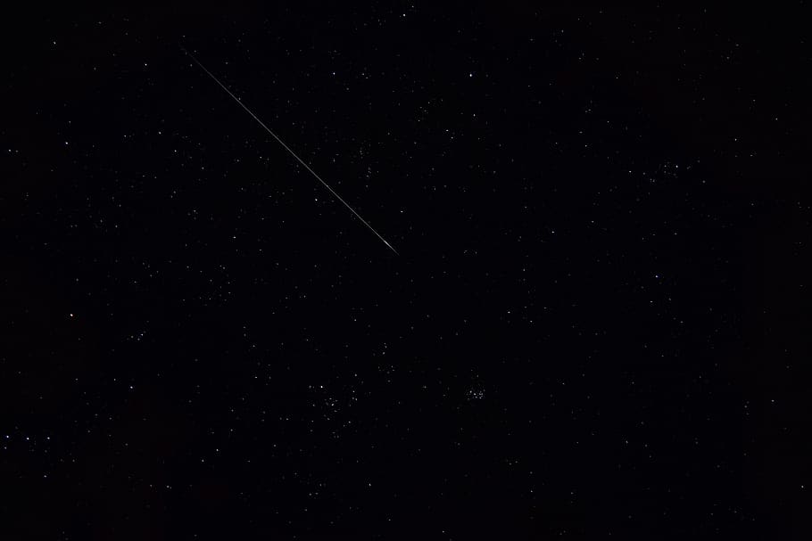 star fall photography, space, astronomy, star - space, night HD wallpaper