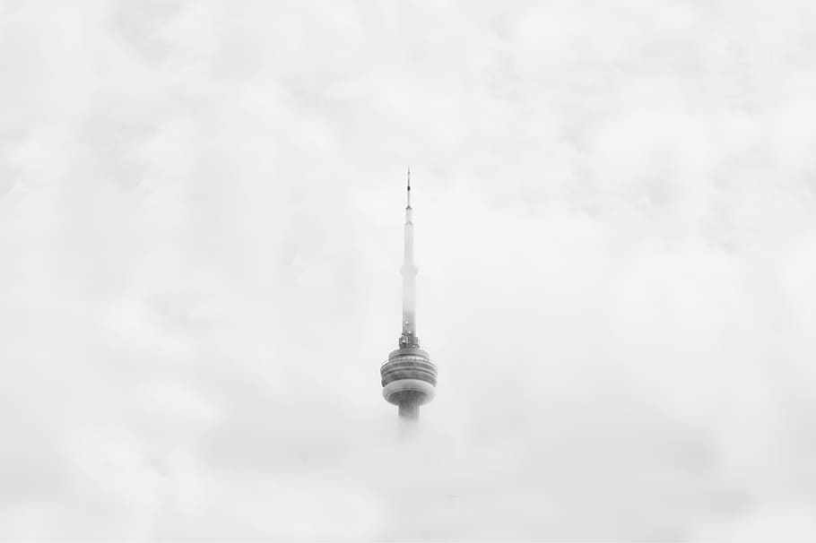 sky, clouds, tower, skyscraper, architecture, travel, built structure HD wallpaper