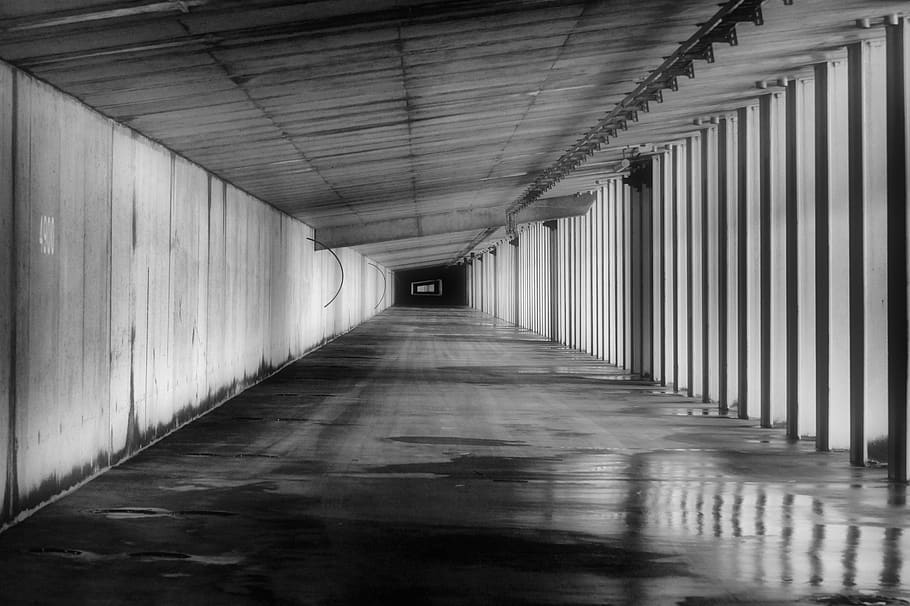 perspective, tunnel, architecture, structure, target, centered HD wallpaper