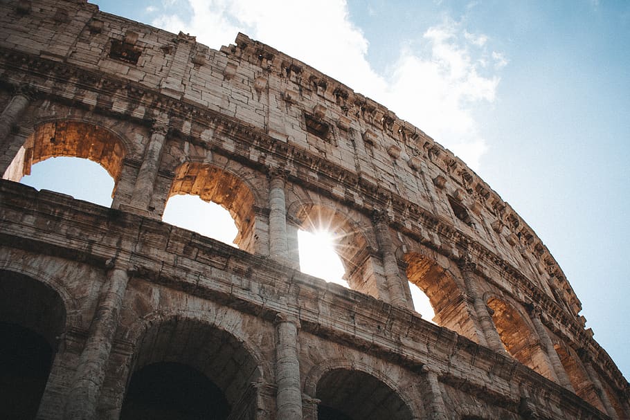Colosseum during daytime, architecture, castle, fort, building HD wallpaper