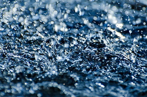 texture, running, water, flow, nature, droplet, turbulent, rain HD wallpaper