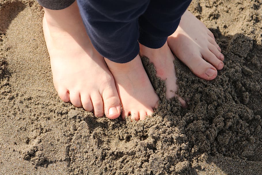 person, human, toe, soil, barefoot, heel, nature, outdoors HD wallpaper