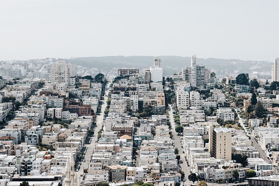 architecture, building, infrastructure, aerial, view, city HD wallpaper