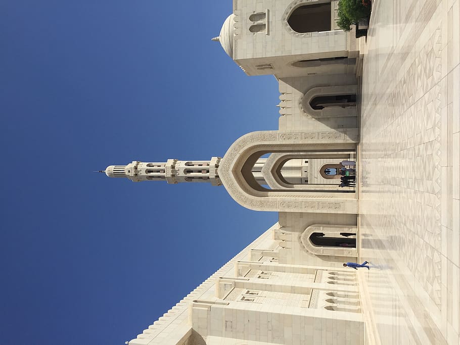 oman, muscat, architecture, sky, building exterior, built structure HD wallpaper