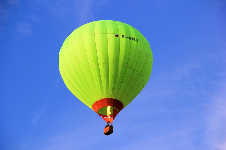 air, balloon, sky, blue, colorful, ballooning, baloon, summer HD wallpaper