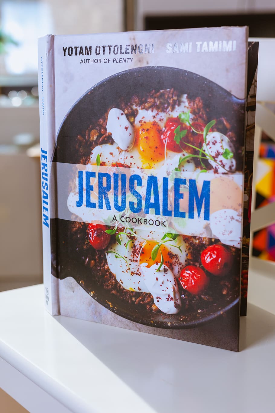 cookbook, jerusalem, cover, food, food photography, chair, recipe HD wallpaper