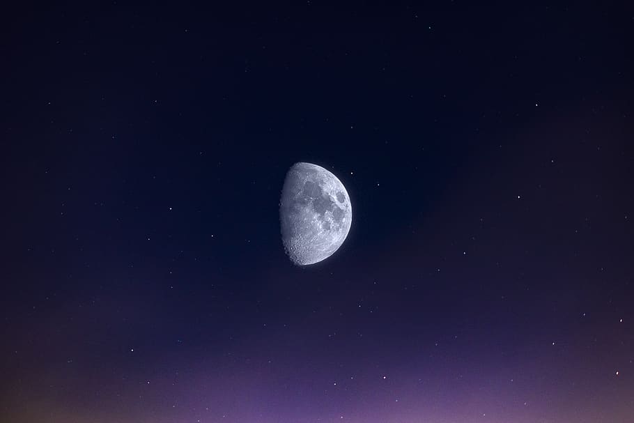 iran, tehran, star, sky, night, moon, astronomy, space, scenics - nature HD wallpaper