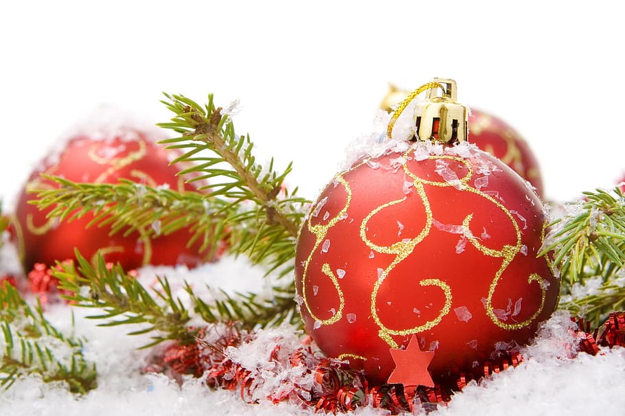 background, ball, bauble, balls, baubles, celebration, christmas HD wallpaper
