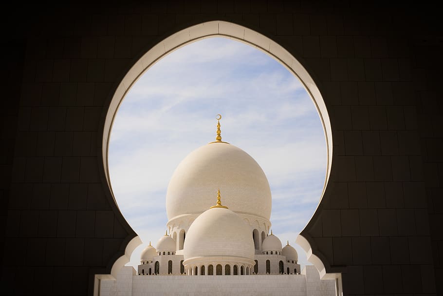 Sheikh Zayed Grand Mosque Center, abu dhabi, ancient, architecture, HD wallpaper