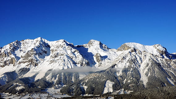 austria, schladming, snow, winter, cold temperature, mountain HD wallpaper