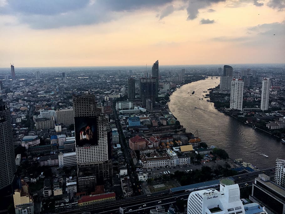thailand, bangkok, building exterior, city, architecture, sky HD wallpaper