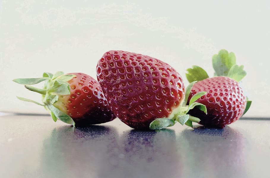 strawberry, fruit, red, delicious, fruity, ripe, sweet, food HD wallpaper