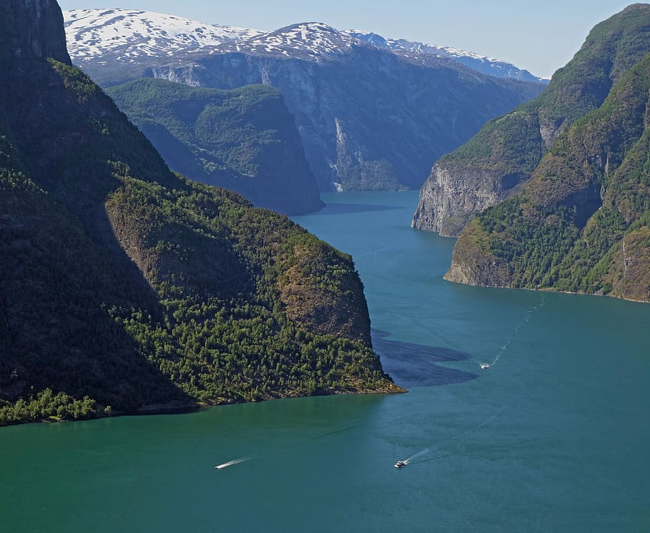 norway, water, scenics - nature, mountain, beauty in nature HD wallpaper