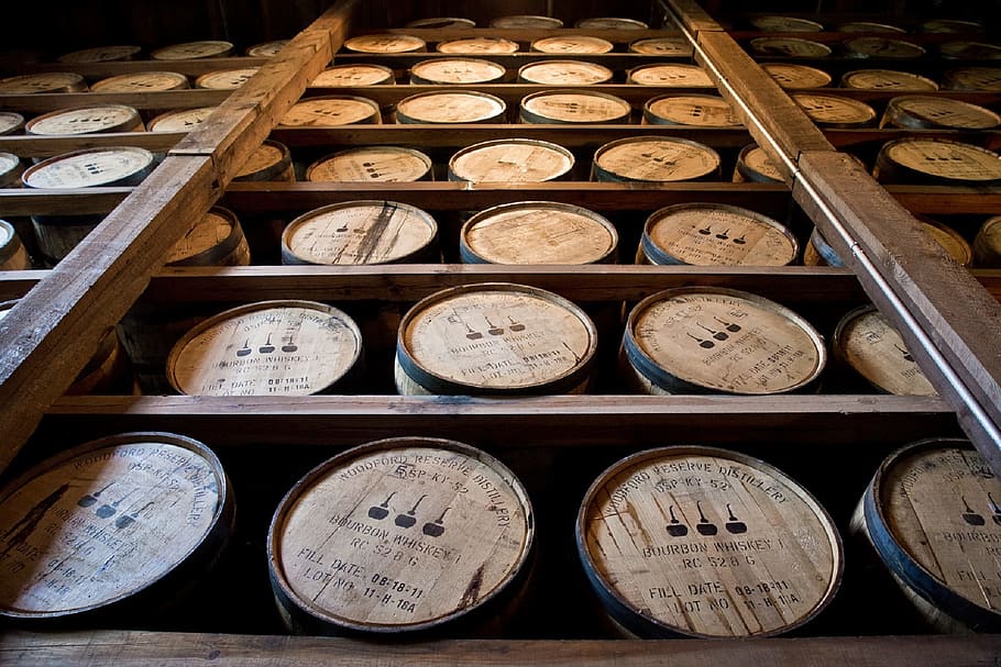 barrel, wooden, distillery, store, storage, wood - material