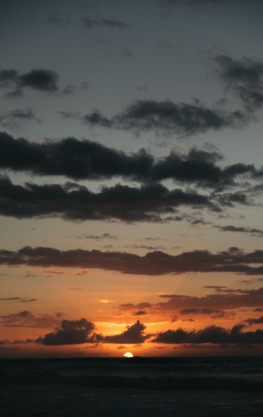 nimbus clouds, sky, sunset, cloud - sky, beauty in nature, horizon HD wallpaper