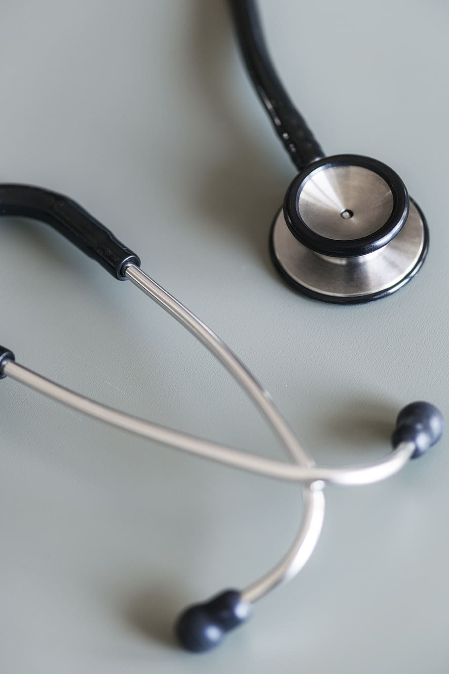 Close Up Photo of Black and Gray Stethoscope, colors, device HD wallpaper