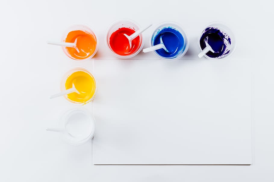 assorted-color paint, studio shot, group of objects, choice, indoors HD wallpaper