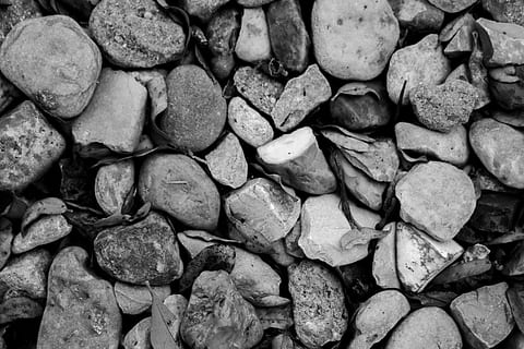 rock, pebble, rubble, texture, pebbles, dark, grain, nature HD wallpaper